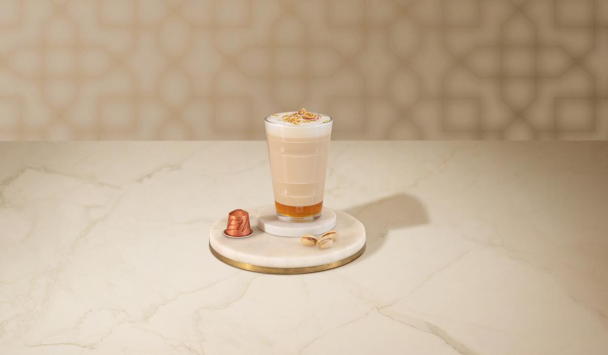 Rose and Pistachio Latte |Nespresso Recipe | Nespresso Egypt